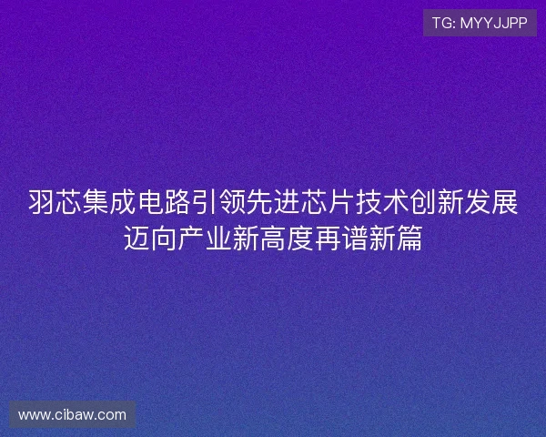 羽芯集成电路引领先进芯片技术创新发展迈向产业新高度再谱新篇 羽芯集成电路引领先进芯片技术创新发展迈向产业新高度再谱新篇